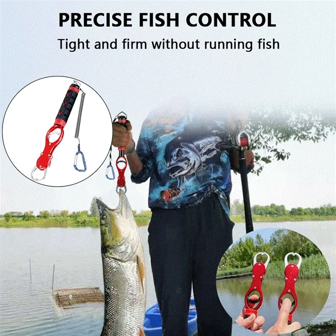 Heavy Duty Fish Lip Gripper with Weighing Scale on display
