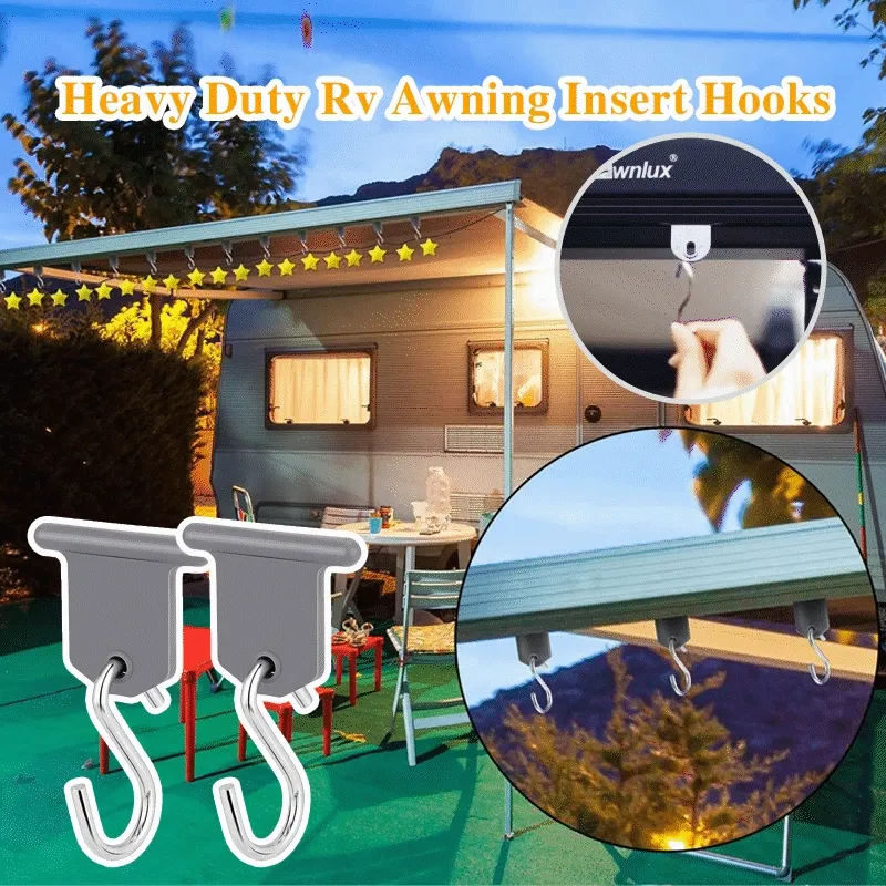 🔥Hot Sale - Heavy Duty Rv Awning Insert Hooks